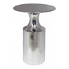 Rassa Accent Table in Polished Silver