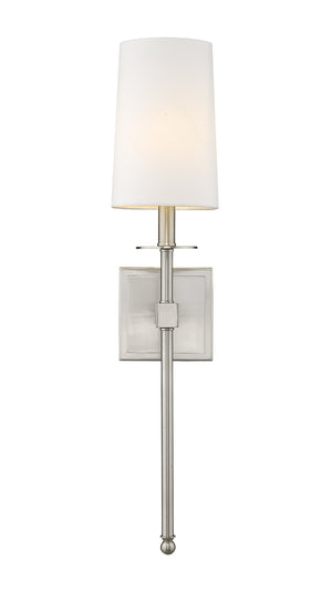 Camila 1 Light Wall Sconce in Brushed Nickel Finish