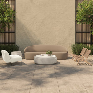Moe's Palma Outdoor Lounge Chair in Teak & Wicker