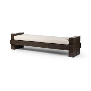 Heavy Wood Accent Bench In Alcala Cream