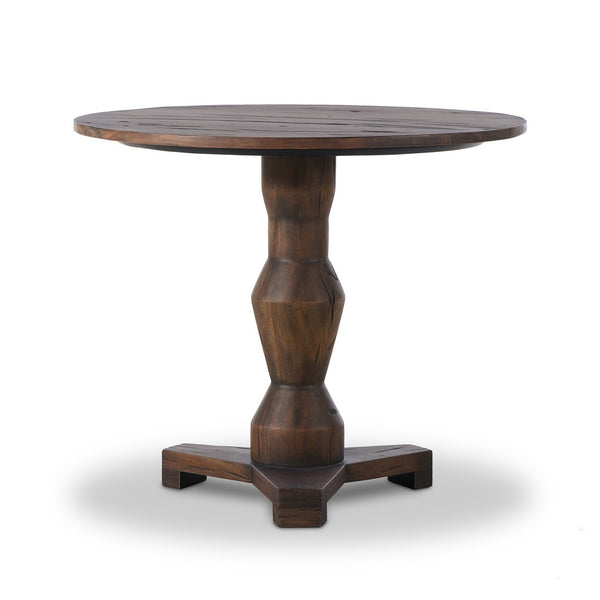 Rivi Large End Table In Antique Belgium Bleach
