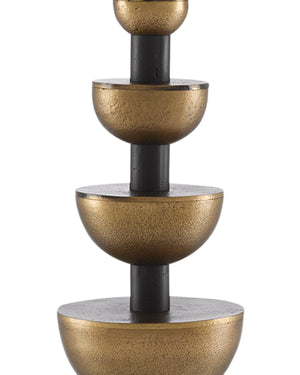 Chastain Table Lamp In Antique Brass & Black