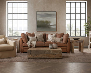 Audrey Sofa in Lush-Saddle - California Comfort