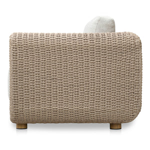 Moe's Soma Natural Outdoor Sofa with Olefin Cushions