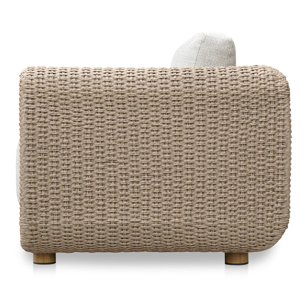 Moe's Soma Natural Outdoor Sofa with Olefin Cushions