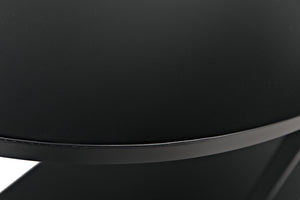 Spago Bookcase, Black Metal