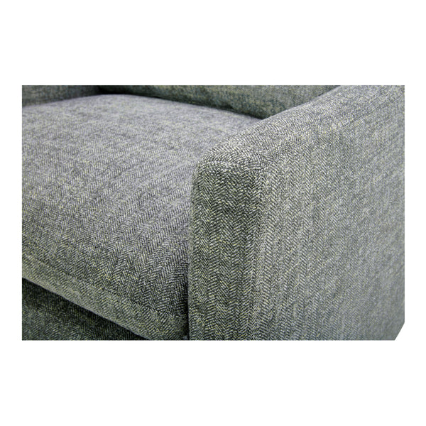 Moe's Linden Swivel Chair in Slated Moss