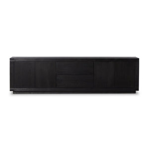 Warby Media Console In Worn Black Veneer