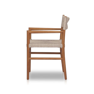 Lomas Outdoor Dining Armchair In Natural