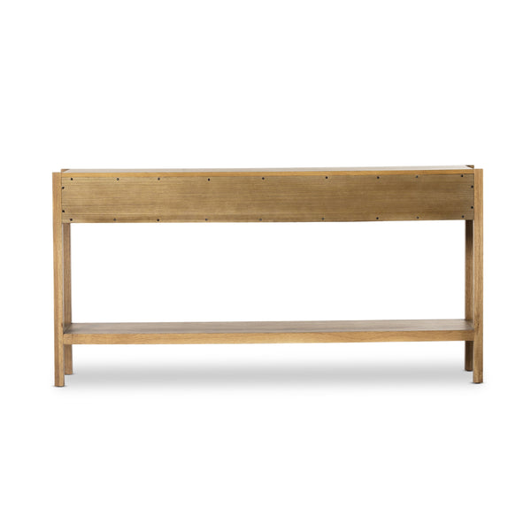 Meadow Console Table In Tawny Oak