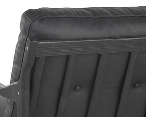 Gilmore Lounge Chair - Black Leather