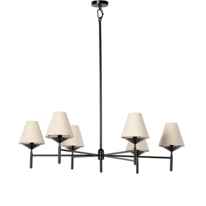 Dodie Chandelier In Jet Black
