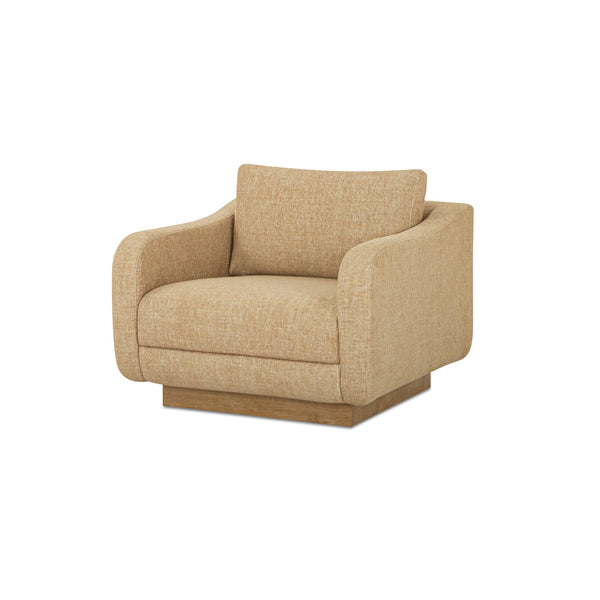 Moe's Keane Lounge Chair with Cushion in Ochre