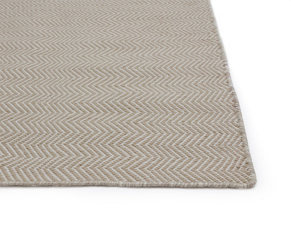 CUSCO HAND-WOVEN RUG - OYSTER / GREY - 8' X 10'