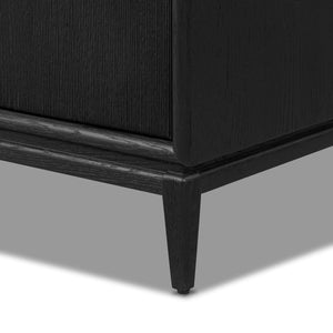 Rosenell 6 Drawer Dresser - Black Paper Cord