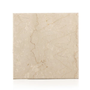 Arum End Table - Cream Marble