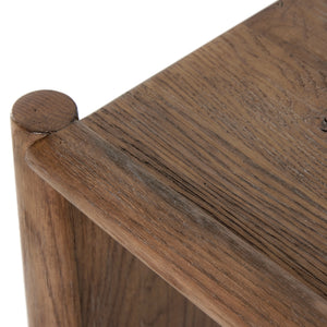 Glenview Console Table In Weathered Oak