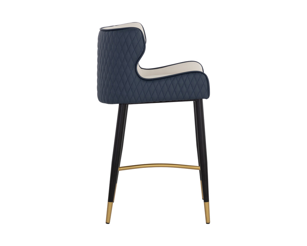GIANNI COUNTER STOOL - DILLON CREAM / DILLON THUNDER