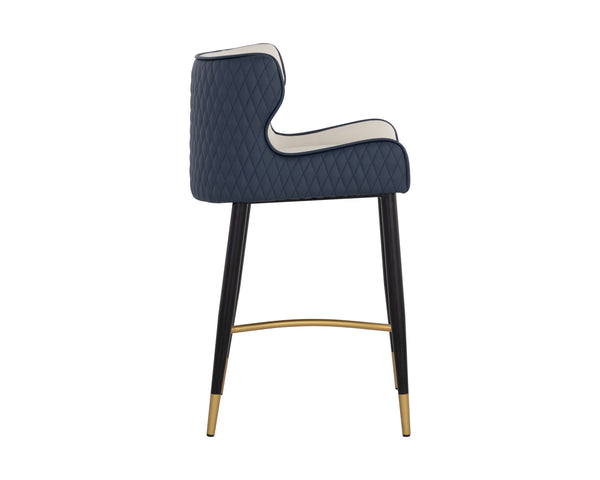 GIANNI COUNTER STOOL - DILLON CREAM / DILLON THUNDER