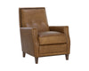 FLORENZI LOUNGE CHAIR - COGNAC LEATHER