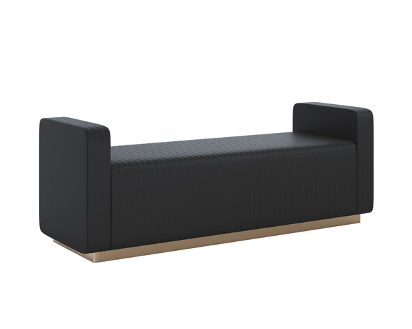 ODETTE BENCH - MAVEN BLACK