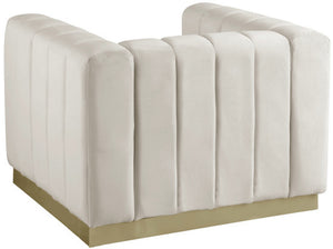 Francis Chair In Cream Velvet