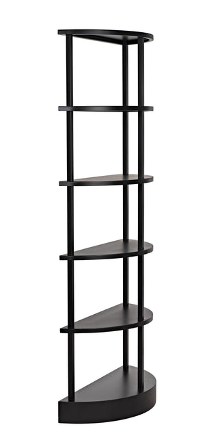 Spago Bookcase, Black Metal