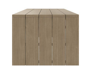 VIGA DINING TABLE - DRIFT BROWN - 94.5"