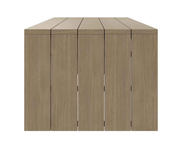 VIGA DINING TABLE - DRIFT BROWN - 94.5"