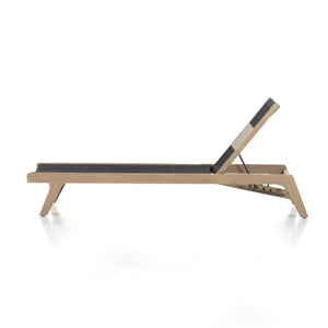 Julian Outdoor Chaise Lounge In Brown