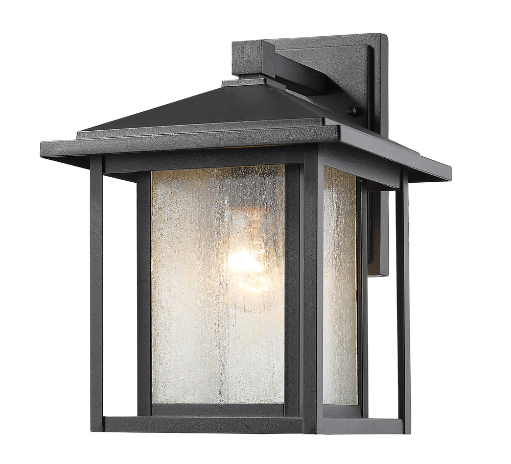 Aspen 1 Light Outdoor in Black Finish