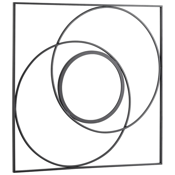 Uberlappen Wall Art in Graphite