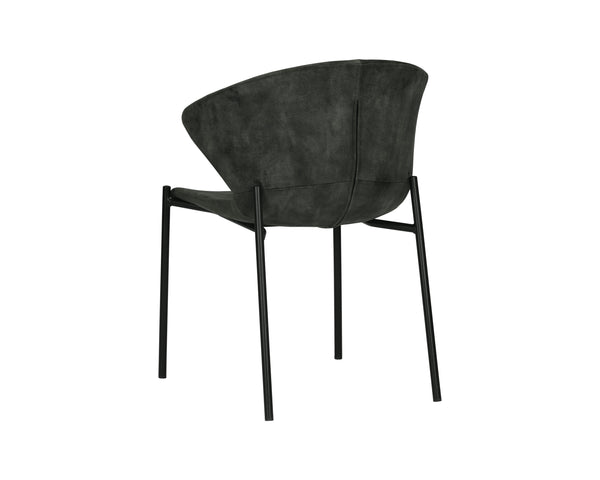 ERIC DINING CHAIR - NONO DARK GREEN