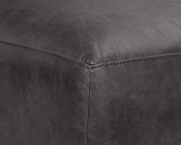 Watson Modular - Armless Chair - Marseille Black Leather