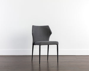 JAMES STACKABLE DINING CHAIR - CITY GREY