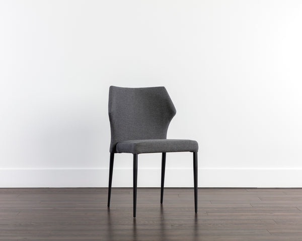 JAMES STACKABLE DINING CHAIR - CITY GREY