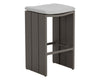 VERIN BARSTOOL - WARM GREY - GRACEBAY LIGHT GREY