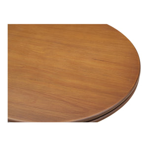 Moe's Charles Cafe Table Brown with Pine Veneer