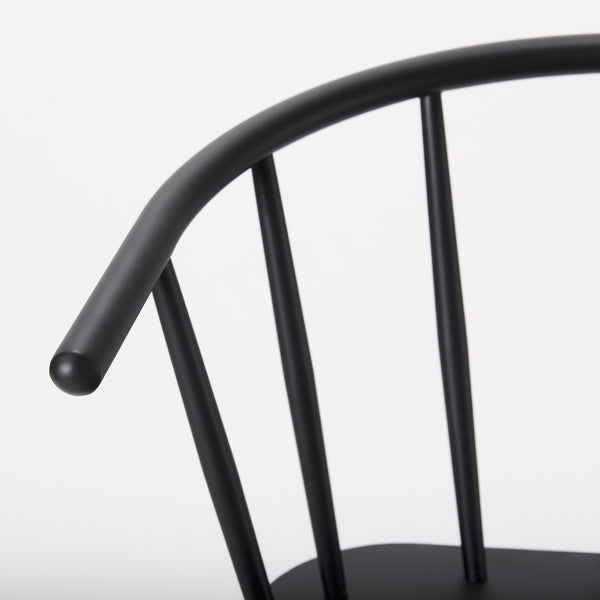 Colin Black Metal Counter Stool