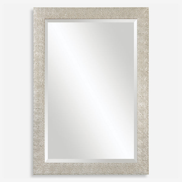 Porcius Antiqued Silver Mirror