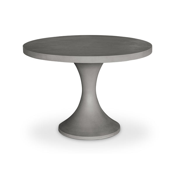 Moe's Isadora 43.25" Round Dining Table in Grey