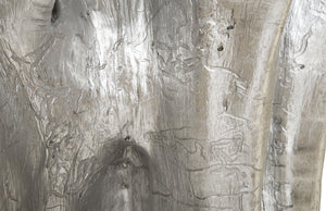 Freeform Bar Table, Silver Leaf