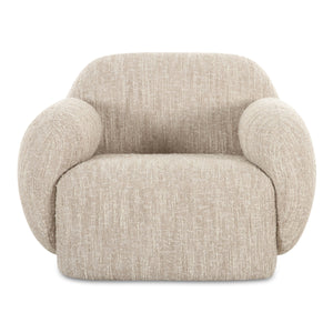 Moe's Hazel Lounge Chair Off White Boucle