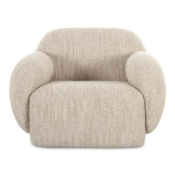 Moe's Hazel Lounge Chair Off White Boucle