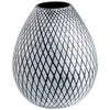 Medium Bozeman Vase in Frosted Grey
