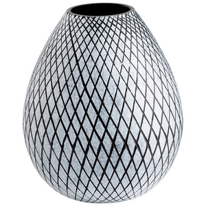 Medium Bozeman Vase in Frosted Grey