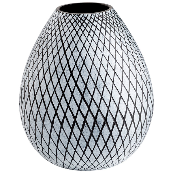 Medium Bozeman Vase in Frosted Grey