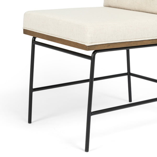 Crete Dining Chair-Savile Flax