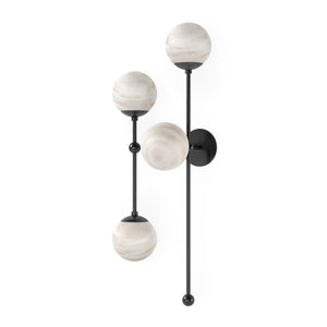 Armstrong 4 L Sconce - Black Gunmetal