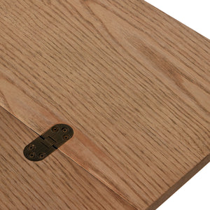 Flip Top Console Table In Toasted Ash